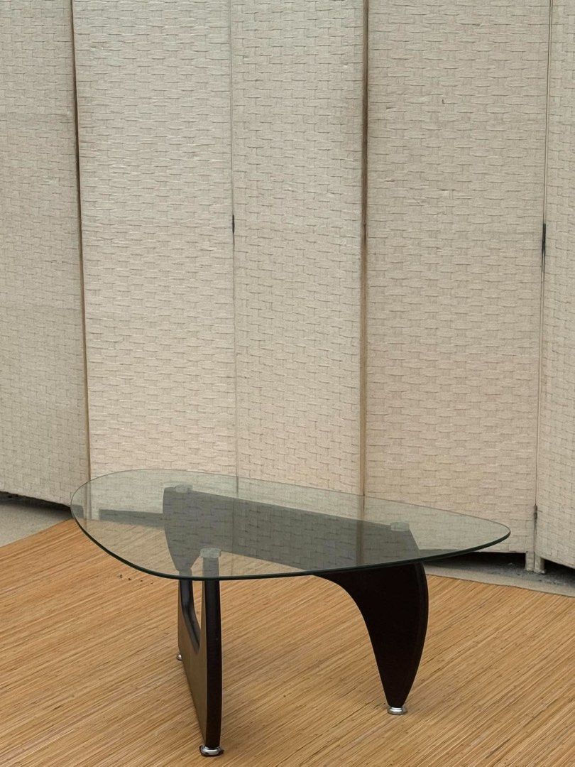 Noguchi Glass Coffee Table (Category: Tables & Sets) located in Manila. Submitted by elliefurnies31 (Listing ID 1469765908, Image 2). Description: JAPAN SURPLUS NOGUCHI INSPIRED GLASS CENTER TABLE IN GOOD CONDITION SIZE: 15.5H x 39L x 31W inches.