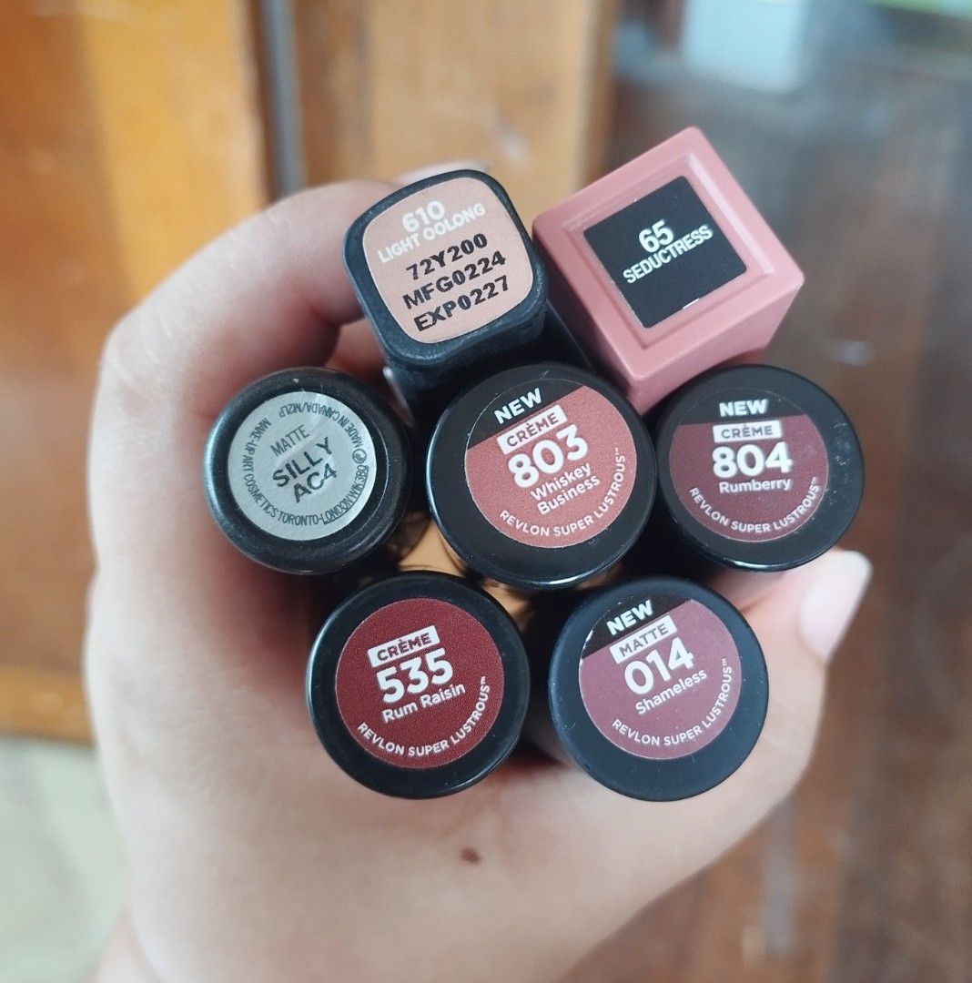 Nude Lipstick Bundle (Category: Makeup) located in Ozamiz City. Submitted by ng.thrifts (Listing ID 1469945308, Image 2). Description: - Nude lipstick bundle assorted brands: MAC (pink), Maybelline, Revlon - one for 250 or bundle for 1500.