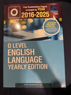 O level yearly English language 2013-2020, Hobbies & Lifestyle, Books ...