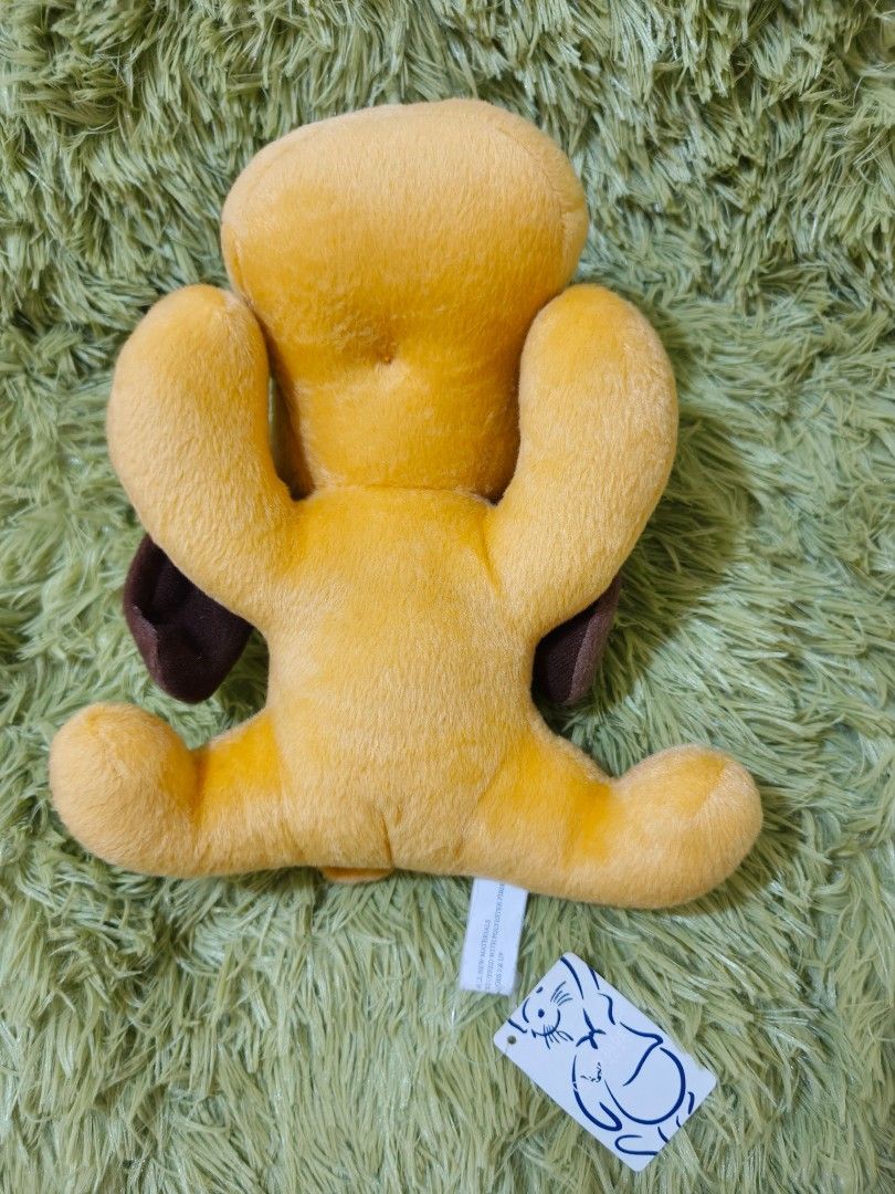 Ocean Park Pluto Dog Plush Toy (Category: Plushies & Soft Toys) located in La Trinidad. Submitted by charlsensei (Listing ID 1469920538, Image 3). Description: - Item: Disney Ocean Park Pluto Plush Toy - Condition: Brand new with original tags attached - Design: Bright yellow body with signature brown ears, spots, and tail - Material: Ultra-soft and huggable fabric - Storage: Meticulously kept in a clean, smoke-free environment - Perfect for: Gif