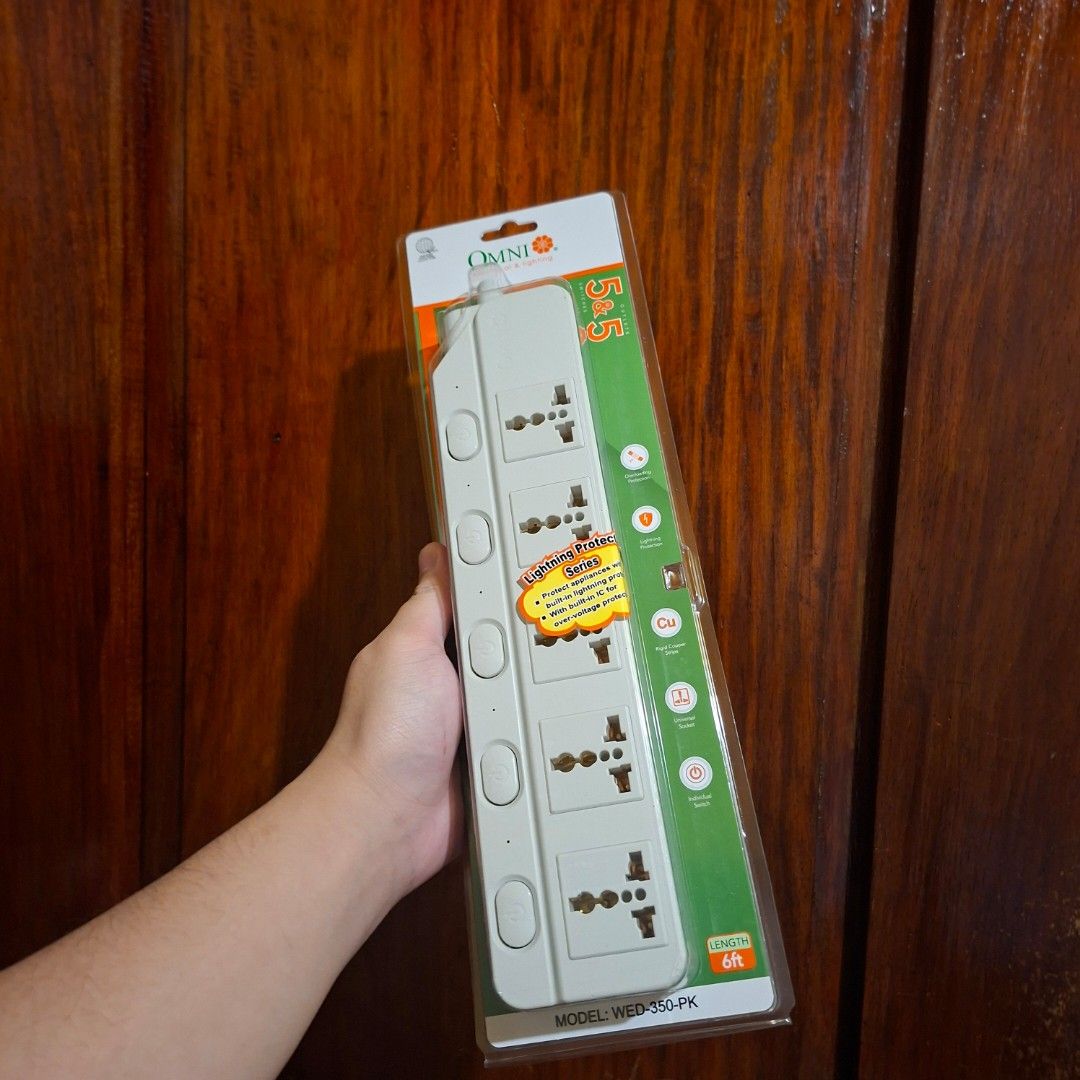 Omni 5 gang extension power cord switch (Category: Craft Supplies & Tools) located in Pasig City. Submitted by d_real_deal (Listing ID 1469937625, Image 3). Description: .