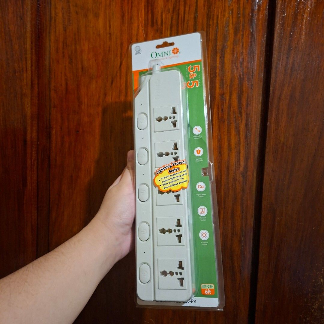 Omni 5 gang extension power cord switch (Category: Craft Supplies & Tools) located in Pasig City. Submitted by d_real_deal (Listing ID 1469937625, Image 2). Description: .