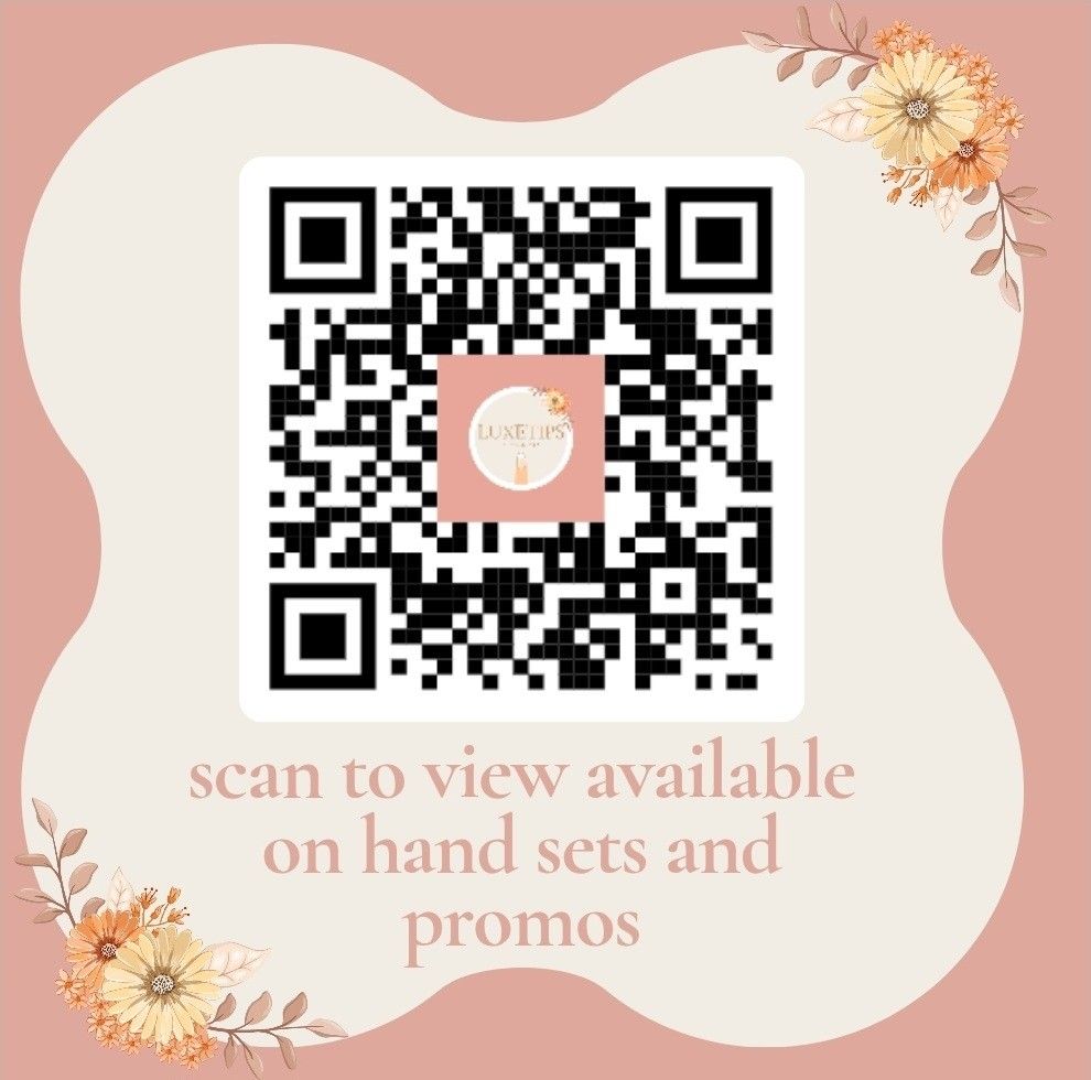 On hand press on nails (ready to deliver) (Category: Hands & Nails) located in Quezon City. Submitted by luxetips_pressph (Listing ID 1469831332, Image 2). Description: Custom Press On Nails for 250-350php Any shape and length message to order and for inquiries Inclusions: 📌 Nail Prep Kit (Alcohol Pads, Cuticle Pusher, Nail File) 📌 Jelly Glue 📌 Care Card 📌 Press On Nails.