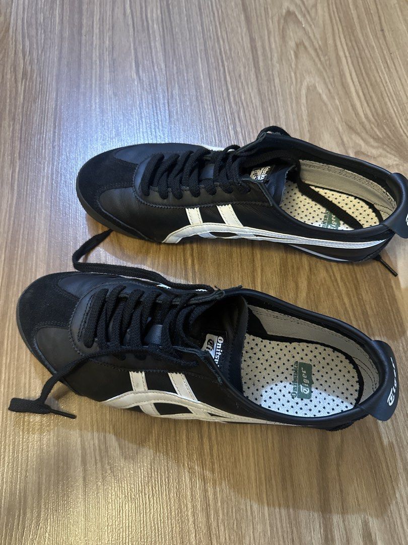 Onitsuka Tiger Mexico 66 Black White US 10 (Category: Sneakers) located in Makati City. Submitted by antonsarm79055 (Listing ID 1469799740, Image 1). Description: - Brand: Onitsuka Tiger - Model Code: 1183C102 - Color: Black and white with iconic side stripes and black laces - Size: US 10 / Euro 44 / 28.0 CM - Material: Suede toe overlay, clean interior with perforated cushioning insole - Origin: Made in Indonesia - Condition: Ready to wear, clea