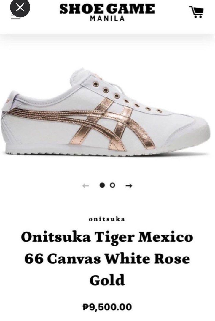 Onitsuka Tiger Mexico Slipon (Category: Sneakers) located in Manila. Submitted by handmedownsbymamaandisla (Listing ID 1469909870, Image 2). Description: needs cleaning only.