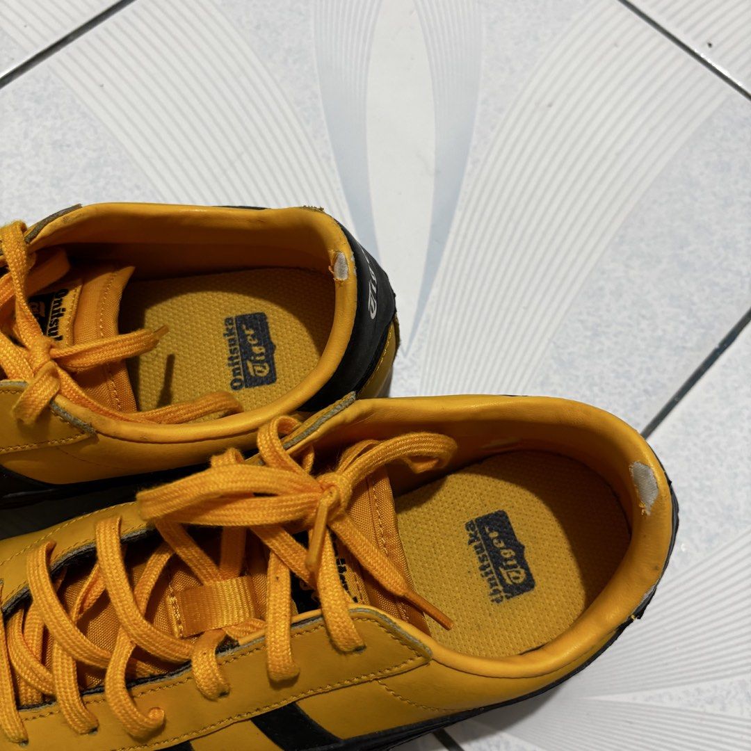 Onitsuka Tiger Tai-Chi-Reb in Kill Bill (Category: Sneakers) located in Magalang. Submitted by mvenetri (Listing ID 1469883291, Image 2). Description: Onitsuka Tiger Tai-Chi-Reb in Kill Bill - Auth!! - Heavily used, expect signs of wear - Has visible peelings in the synthetic lining around the top - Still has a lot of lives left.