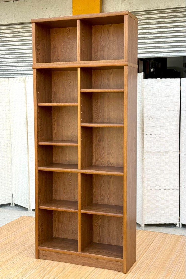 Open Bookshelf (Category: Shelves, Cabinets & Racks) located in Manila. Submitted by elliefurnies31 (Listing ID 1469766058, Image 3). Description: JAPAN SURPLUS BOOKSHELVES ADJUSTABLE SHELVES IN GOOD CONDITION SIZE: 71-87H x 36.5L x 12W inches.
