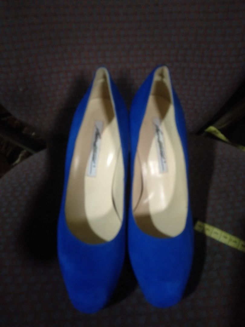 Orig BRIAN ATWOOD blue suede pumps (Category: Sneakers & Footwear) located in Baguio. Submitted by oliviapreloved100620 (Listing ID 1469940078, Image 2). Description: Good for pageantry or any special occasions. See posted pictures for all details. No return.No exchange.Manage your expectations.Hence,selling low. Google for more details..