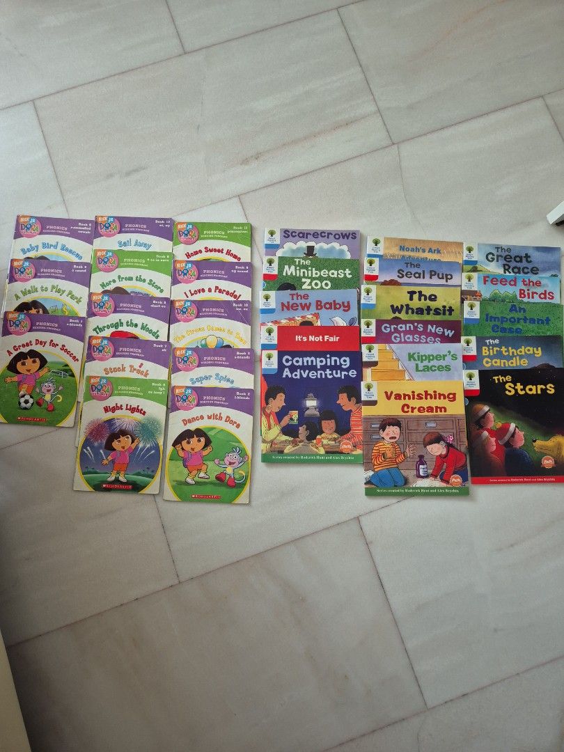 Oxford Reading Tree & Nick Jr Dora Phonics Book Bundle, Hobbies ...