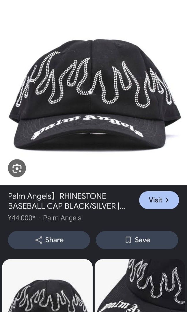 Palm angels black rhinestone cap (Category: Caps & Hats) located in Puerto Princesa. Submitted by lotsstuff (Listing ID 1469829054, Image 2). Description: osfa excellent price 1499+sf.