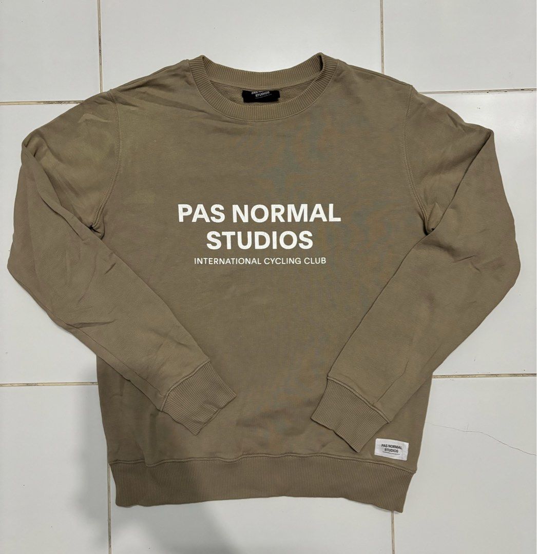 Pas normal studio crewneck jacket (Category: Coats, Jackets and Outerwear) located in Manila. Submitted by Caps4everyone (Listing ID 1469908644, Image 1). Description: For sale only Pas normal studio Price: 1,500 Location: caloocan Shipping: lbc and lalamove Pm for sure buyer only Tysm admin.
