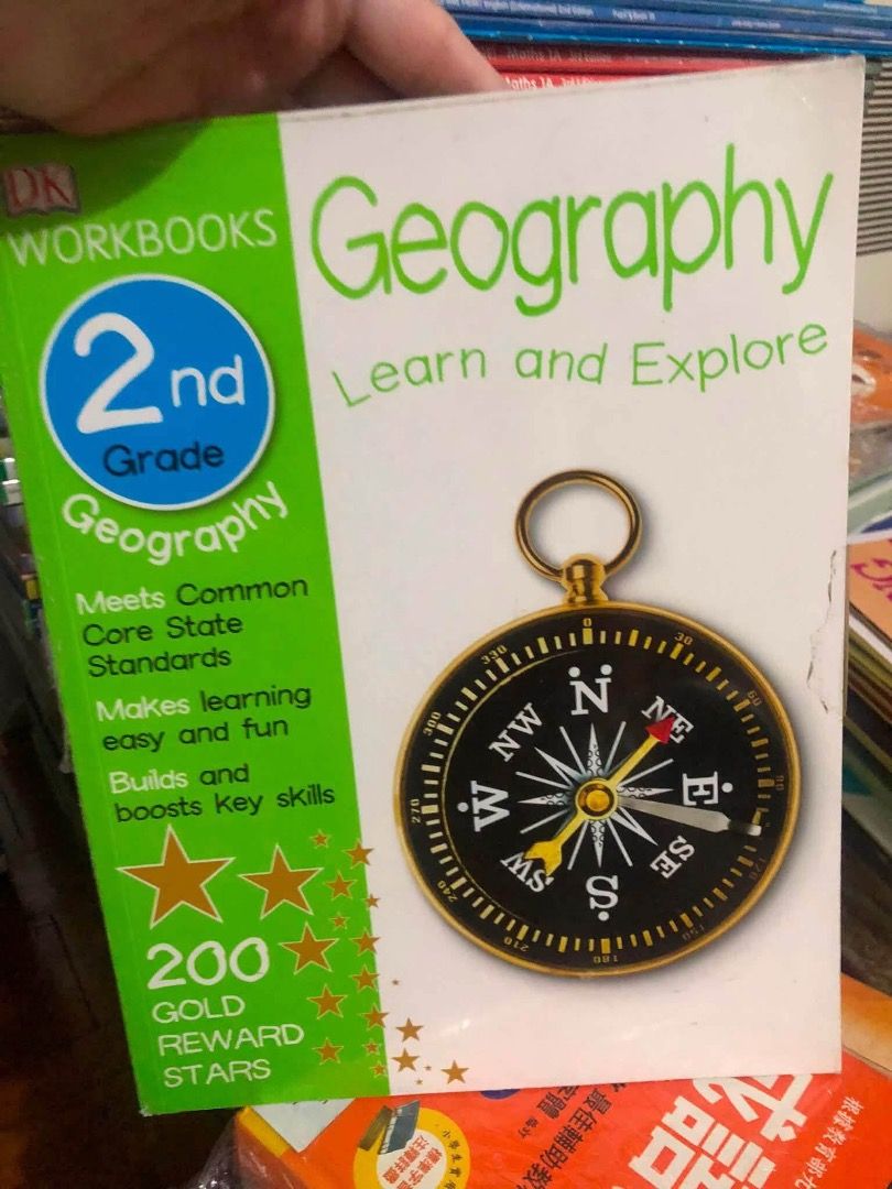 [PB] Grade 2 - DK Workbooks: Geography, Second Grade: Learn and Explore book (Category: Children's Books) located in San Juan City. Submitted by ttanmien (Listing ID 1469764259, Image 2). Description: ⚜️✨⚜️✨⚜️✨⚜️✨⚜️✨⚜️ 💁🏻‍♀️SELLING PRICE: ₱100 Original Price: Around ₱275 💁🏻‍♀️Book Genre: NonFiction, Children's Nonfiction, Workbook/Assessment, Educational Activity Book, Early Childhood Education (ECE) 💁🏻‍♀️Book insight: • Key Topics: Map rea