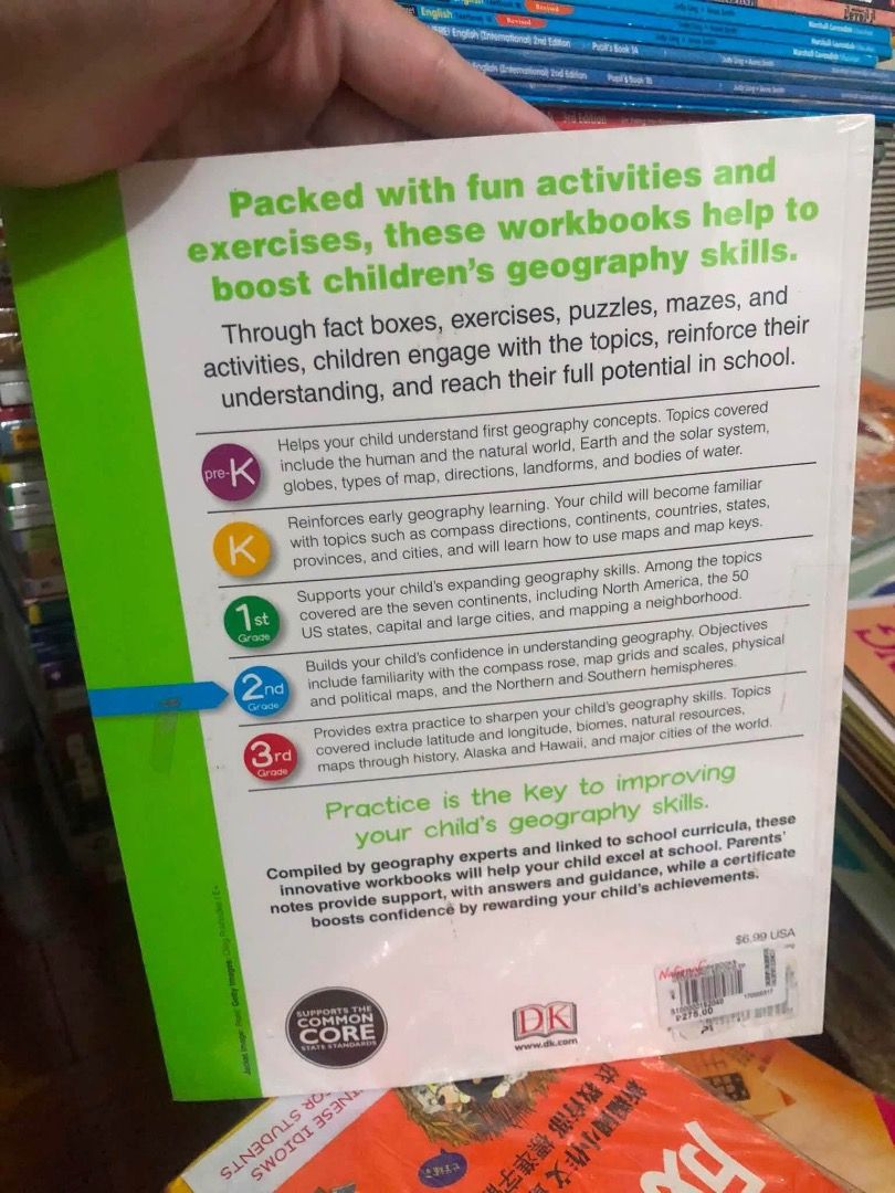 [PB] Grade 2 - DK Workbooks: Geography, Second Grade: Learn and Explore book (Category: Children's Books) located in San Juan City. Submitted by ttanmien (Listing ID 1469764259, Image 3). Description: ⚜️✨⚜️✨⚜️✨⚜️✨⚜️✨⚜️ 💁🏻‍♀️SELLING PRICE: ₱100 Original Price: Around ₱275 💁🏻‍♀️Book Genre: NonFiction, Children's Nonfiction, Workbook/Assessment, Educational Activity Book, Early Childhood Education (ECE) 💁🏻‍♀️Book insight: • Key Topics: Map rea