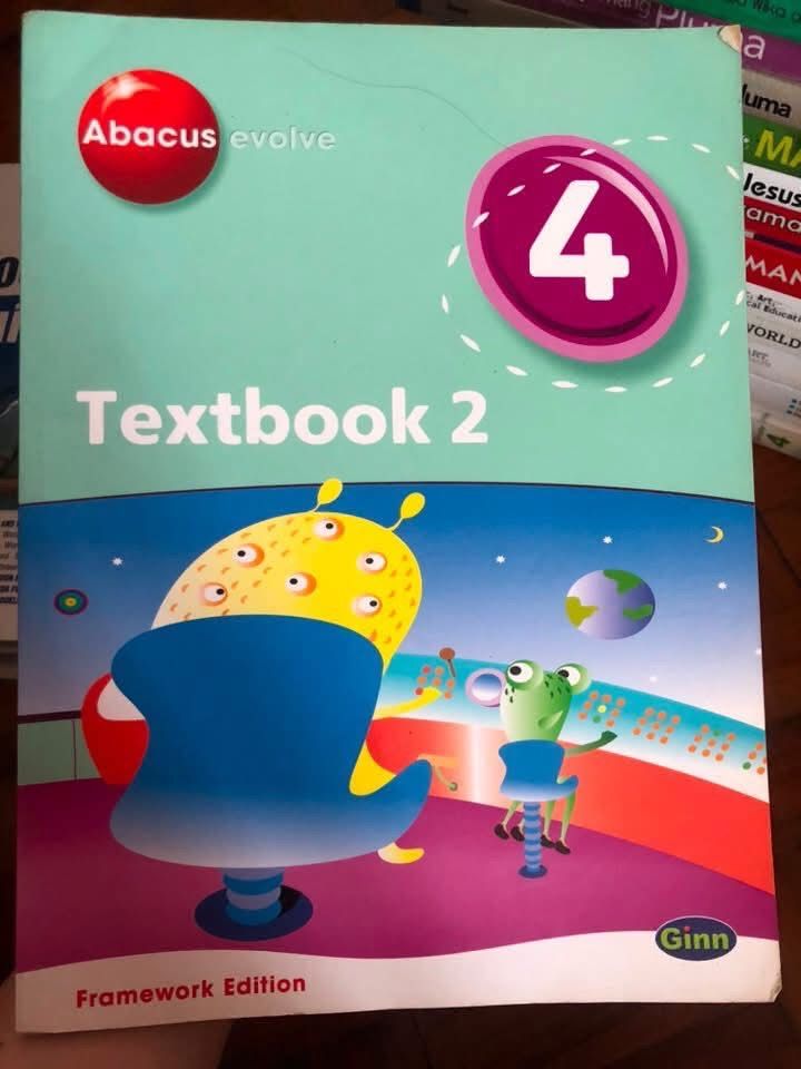 [PB] Grade 4 - Abacus Evolve Year 4 Textbook 2 (Framework Edition) (Category: Assessment Books) located in San Juan City. Submitted by ttanmien (Listing ID 1469889289, Image 2). Description: ⚜️✨⚜️✨⚜️✨⚜️✨⚜️✨⚜️ 💁🏻‍♀️SELLING PRICE: ₱200 Original Price: Around ₱800 💁🏻‍♀️Book Genre: NonFiction, Children's Nonfiction, Workbook/Assessment, Educational Activity Book, Early Childhood Education (ECE) 💁🏻‍♀️Book insight: Topics Covered: Fractions,Compa
