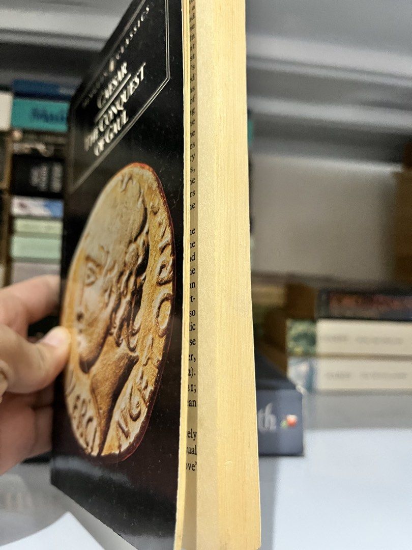 Penguin Classics Caesar The Conquest of Gaul (Category: Storybooks) located in Maragondon. Submitted by quilljoylibrary (Listing ID 1469859407, Image 2). Description: - Title: Caesar The Conquest of Gaul (Penguin Classics) - Format: Paperback - Condition: Readable with yellowed pages, cover edge wear, and minor creasing - Ideal for: History enthusiasts and students - Ready for your bookshelf!.