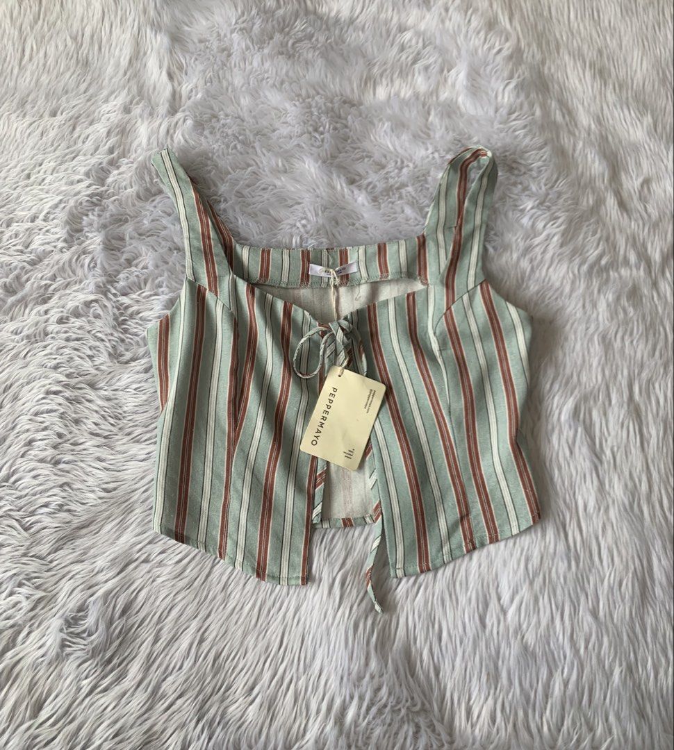 PEPPERMAYO Oasis Dreams Linen Tie Top (Category: Others Tops) located in Cebu City. Submitted by _labelscebu (Listing ID 1469809303, Image 2). Description: .