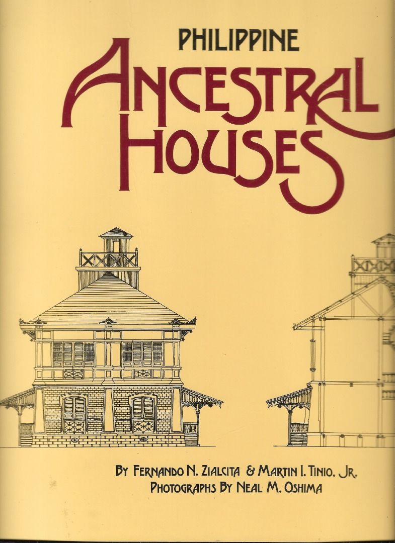 PHILIPPINE ANCESTRAL HOUSES (Category: Storybooks) located in Makati City. Submitted by furrowpublishinghouse (Listing ID 1469790180, Image 1). Description: "Philippine Ancestral Houses (1810–1930)", a landmark Filipiniana coffee-table book authored by anthropologist Fernando N. Zialcita and historian Martin I. Tinio, Jr., with photography by Neal M. Oshima. - It is considered a highly sought-after collector's item and Filipiniana reference book.