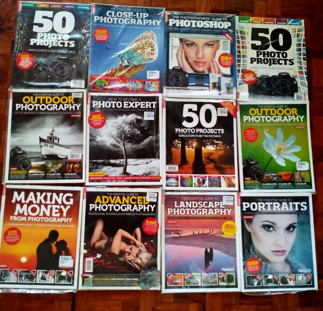Photography Magazines (80 each) (Category: Magazines) located in Muntinlupa City. Submitted by pick.a.buks (Listing ID 1469830100, Image 1). Description: with plastic cover, large soft cover, glossy pages..