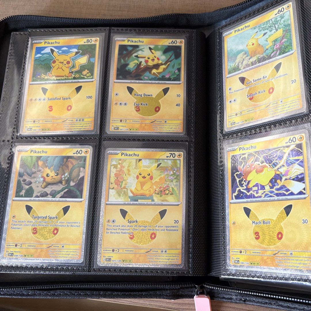 Pikachu (Category: Raw Singles) located in Quezon City. Submitted by celRis (Listing ID 1469924262, Image 2). Description: - Pikachu 30th English - Selling each at ₱180.