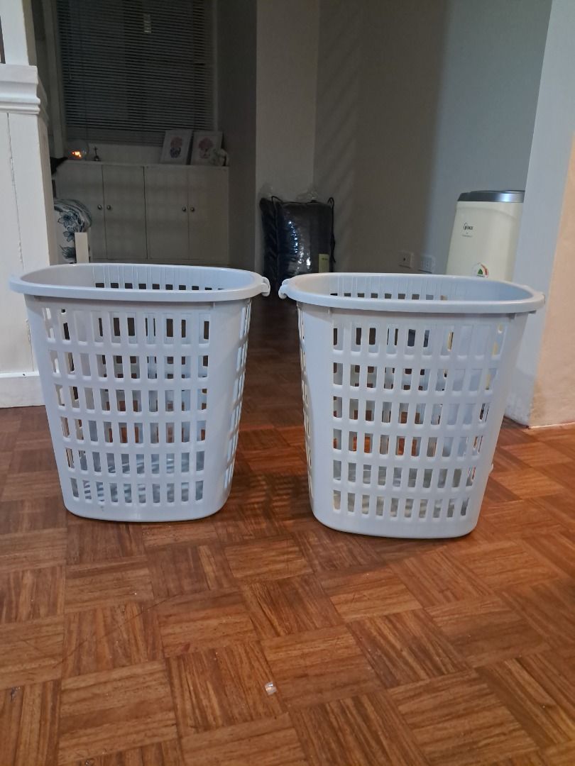 Plastic Hamper / Laundry Basket (Category: Laundry Baskets) located in Makati City. Submitted by k.1248 (Listing ID 1469871591, Image 1). Description: 200 each Gray plastic hamper (medium sized).