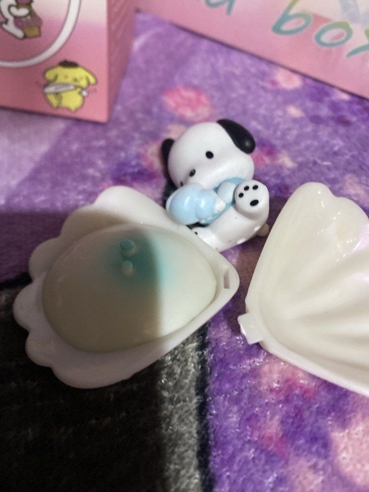 Pochacco Mini Figurine (Category: Character Goods) located in Bulacan. Submitted by cute.finds.ph (Listing ID 1469773363, Image 3). Description: —UNOFFICIAL FIGURINE —might have minimal dirt/ uneven paint/ dent box —brand new.