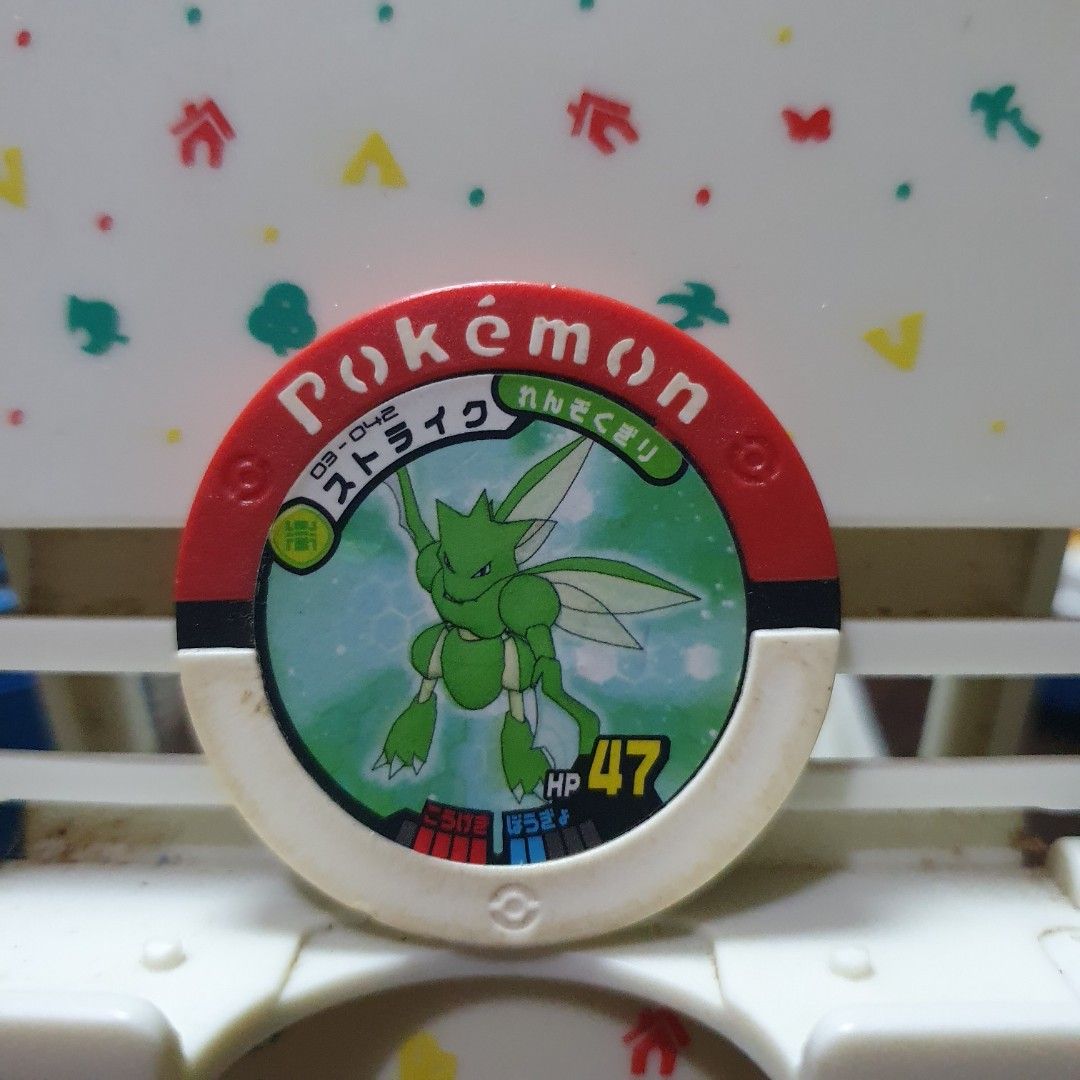 Pokemon Battrio Coin Scyther (Category: Character Goods) located in Quezon City. Submitted by collectionneursonline88 (Listing ID 1469845651, Image 1). Description: for collection only .Japan version not usable in Philippines arcade machines 🔄 Meetups Balintawak Camachile 7/11 Quezon City 🛵 Shipping : - Lalamove ( except Provincial) - Flash Express - GogoExpress - LBC 📥 Payment : cash on meetups Gcash.