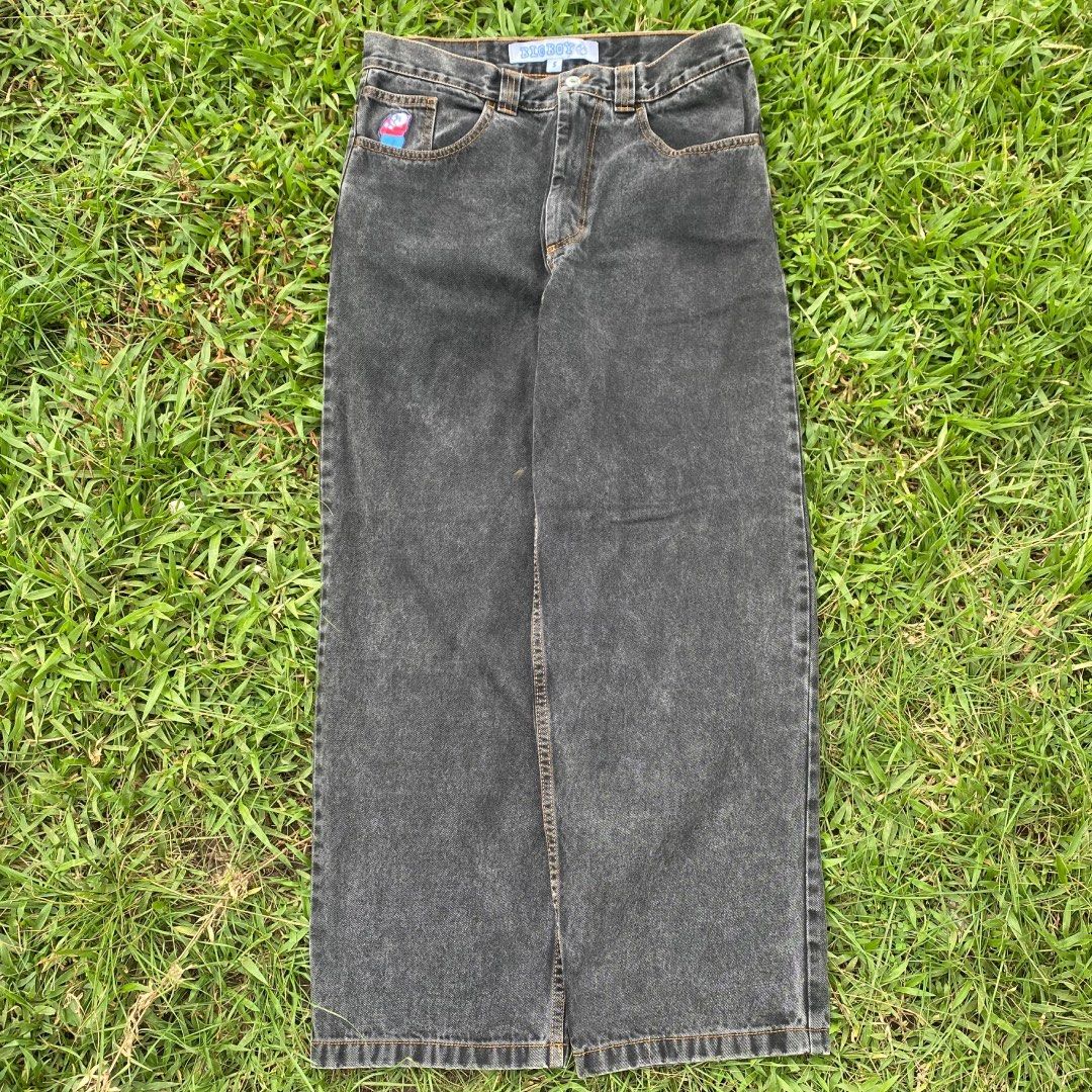 Polar Skate Co Big Boy Jeans (Category: Jeans) located in Butuan. Submitted by gardenofjayden (Listing ID 1469803580, Image 1). Description: - Brand/Model: Polar Skate Co Big Boy Jeans - Color: Washed Black with contrast orange stitching - Size: Small - Fit: Baggy silhouette - Details: Iconic embroidered character on coin pocket, blue woven waist patch - Material: 100% cotton, made in Poland - Condition: Brand new / Excellent (ready to ship).