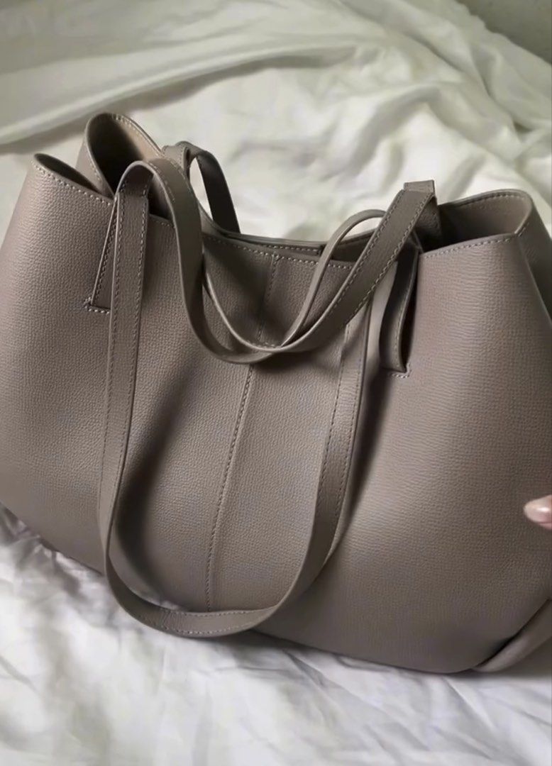 Polene Cyme (Large) in Taupe (Category: Shoulder Bags) located in Muntinlupa City. Submitted by 44finds (Listing ID 1469928526, Image 2). Description: Polene Cyme • Large • Taupe • Comes with Pouch • With box No issues Perfect size & color Bought in Vietnam RFS: Will purchase another in a different color .