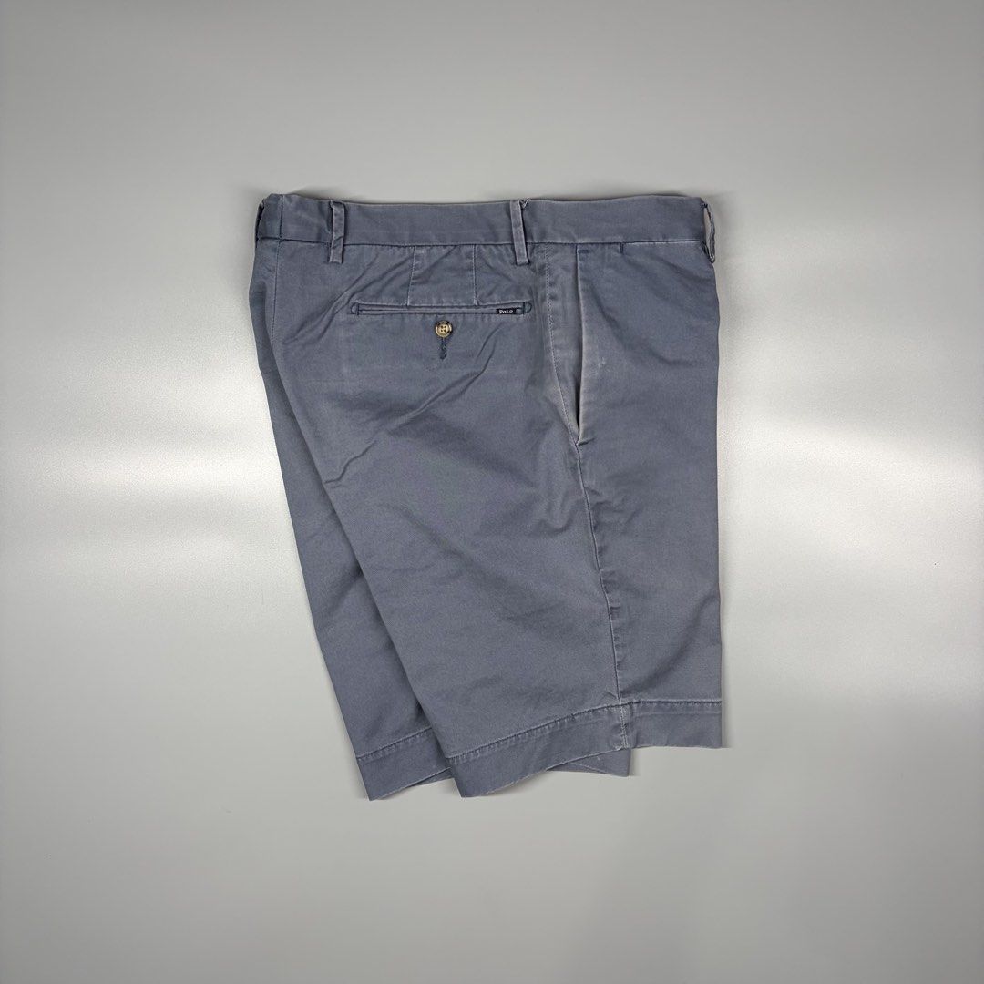 Polo Ralph Lauren Chino Short (Category: Activewear) located in Cavite. Submitted by onebeancent (Listing ID 1469934192, Image 3). Description: Size: 34 Waistline Dimension: 18" Length Color: Powder blue Color Rate: 9/10 Issue: None Condition: Excellent Price: 550php Additional Shipping Fee (J&T Small Pouch) 75php Luzon 100php visayas 120php mindanao.