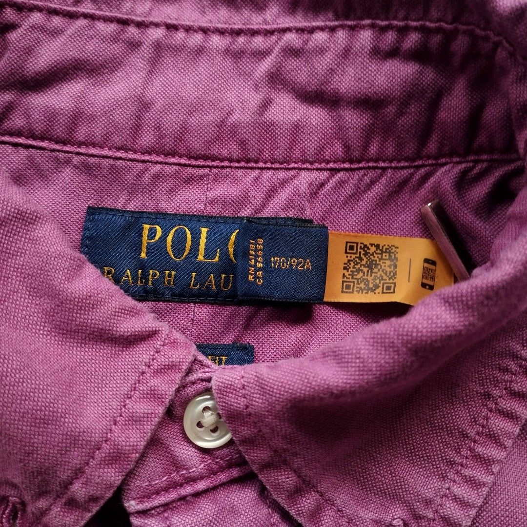 POLO RALPH LAUREN OXFORD (Category: Formal Shirts) located in Batangas. Submitted by adrianbanawa259 (Listing ID 1469823245, Image 3). Description: Color may vary due to lighting. Length: 29 inches Width: 22 inches no issue.
