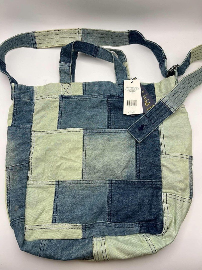 Polo Ralph Lauren patchwork canvas 2 way tote (Category: Tote Bags) located in Cagayan de Oro. Submitted by borse_de_amore (Listing ID 1469873913, Image 1). Description: Polo Ralph Lauren patchwork canvas 2 way tote Bnew with tags. 🏷️2,390.