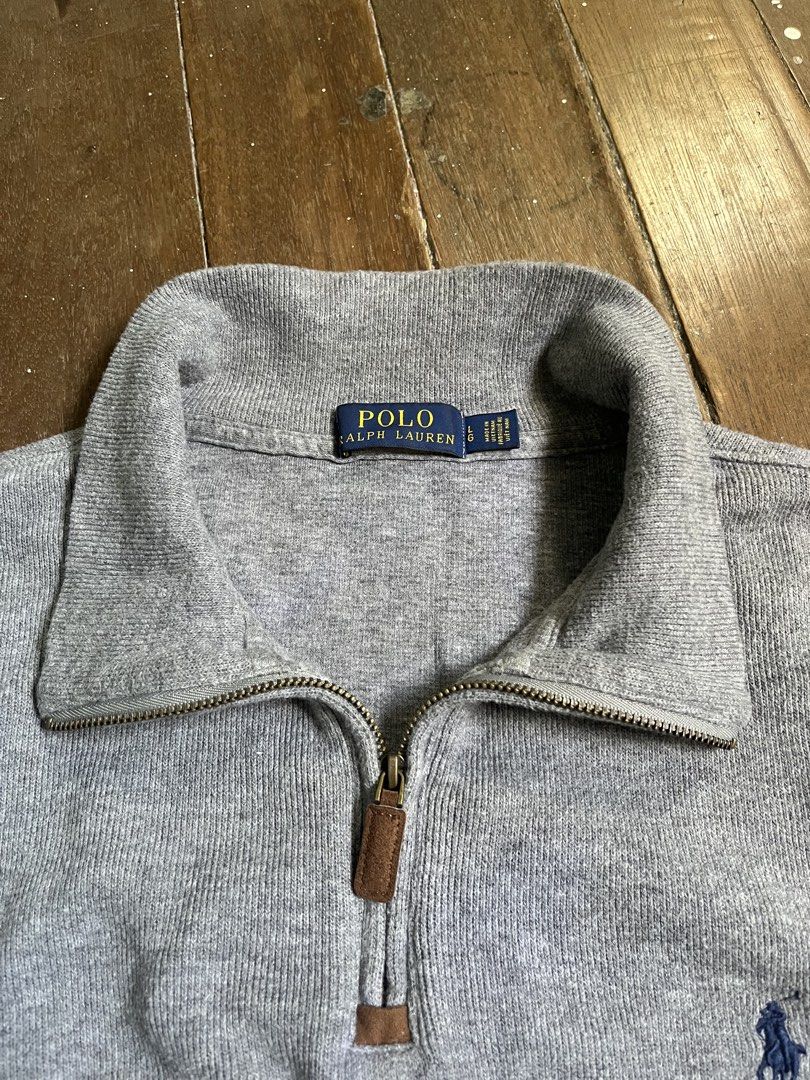 Polo Ralph Lauren Quarter zip Gray (Category: Coats, Jackets and Outerwear) located in Bugallon. Submitted by thriftteas.00 (Listing ID 1469794103, Image 3). Description: Polo Ralph Lauren Quarter zip Gray Large No issue Excellent condition Needwash only Complete tags Authentic/ Legit Claim 3k.