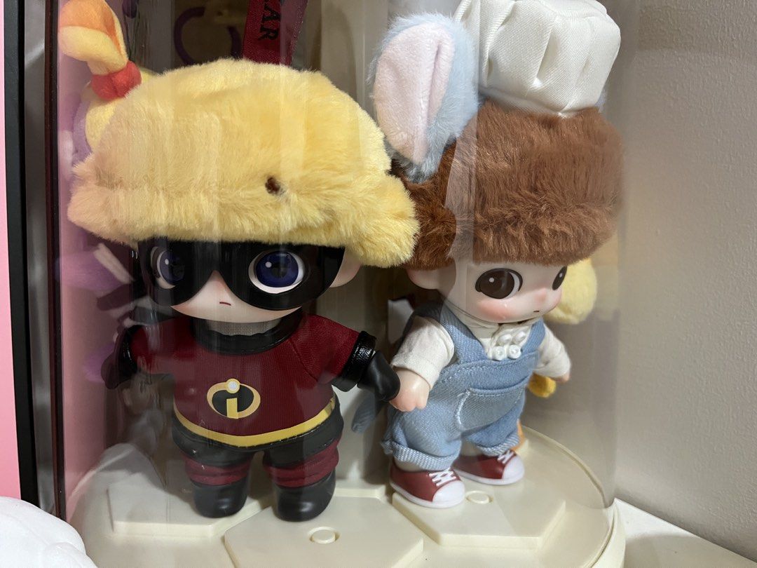 POP MART Dimoo World Plush Pendant (Category: Plushies & Soft Toys) located in Paranaque City. Submitted by timmy_25 (Listing ID 1469904322, Image 1). Description: - Dash and Remy 900 each - 1700 if both - RFS: Decluttering - No box, with card - Never been used.