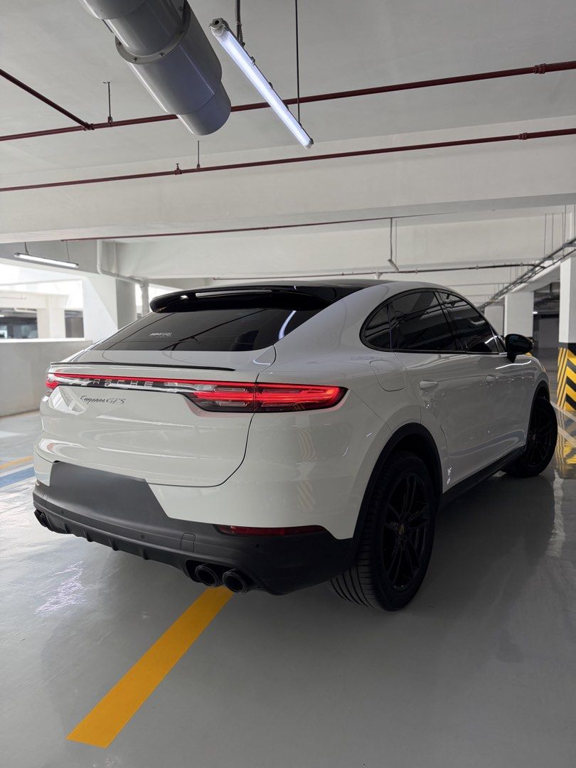 Porsche Cayenne Coupe Auto (Category: Used Cars) located in Makati City. Submitted by Max888 (Listing ID 1469816576, Image 2). Description: For sale‼️ Porsche Cayenne Coupe 2021 model V6 gas engine 3.0L turbocharged 335 hp (0–60 mph in 5.7 seconds) 8-speed Tiptronic S automatic transmission all-wheel drive (Porsche Traction Management) Standard 12.3-inch central touchscreen with Apple CarPlay Bose Surround Sound System Panoramic roof Original pai
