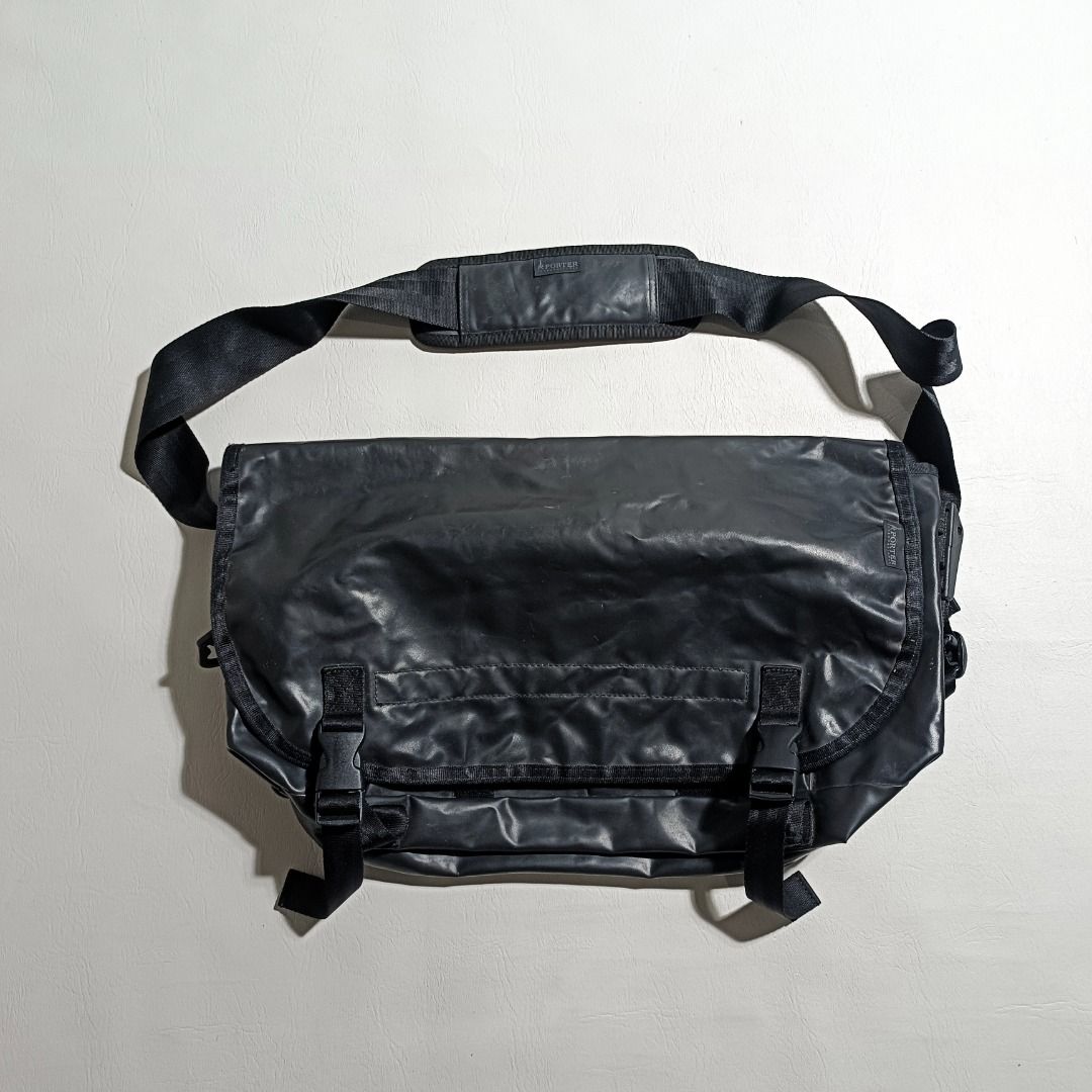 Porter Messenger Bag❗ (Category: Sling Bags) located in Baguio. Submitted by freshmarket_2600 (Listing ID 1469880957, Image 1). Description: Brand: Porter Messenger Bag Tags: Complete Size: Dimension: Condition: Excellent Color rate: 10/10 Color: Issue/s: None.