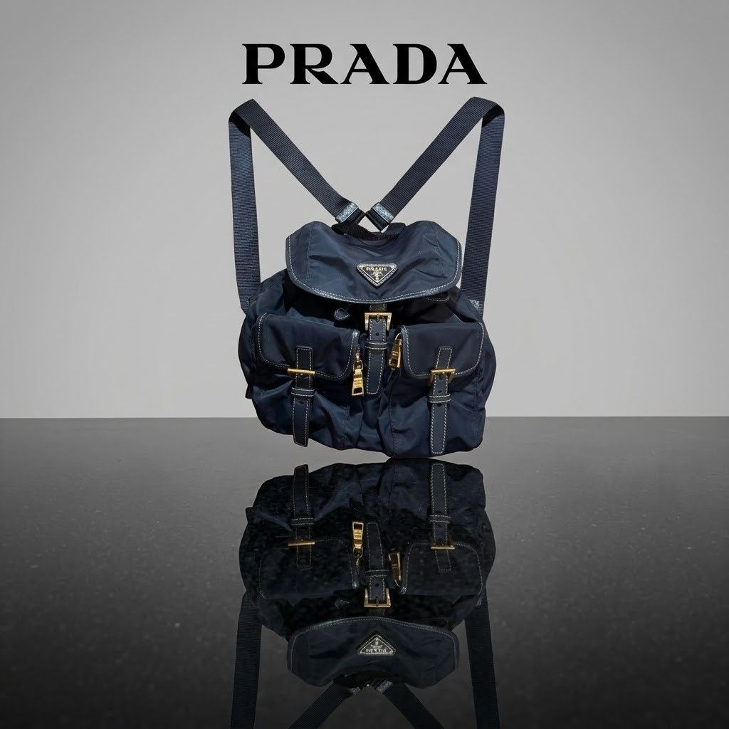Prada backpack (Category: Backpacks) located in Carmen. Submitted by aquarius.00 (Listing ID 1469898041, Image 1). Description: lampo coded likw new.