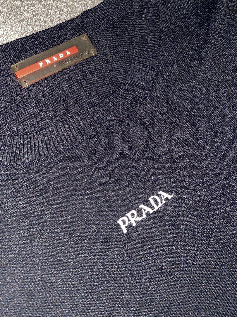 PRADA KNITTED TANK TOP (Category: Tshirts & Polo Shirts ) located in Caloocan City. Submitted by arcane_thrift (Listing ID 1468727148, Image 2). Description: .