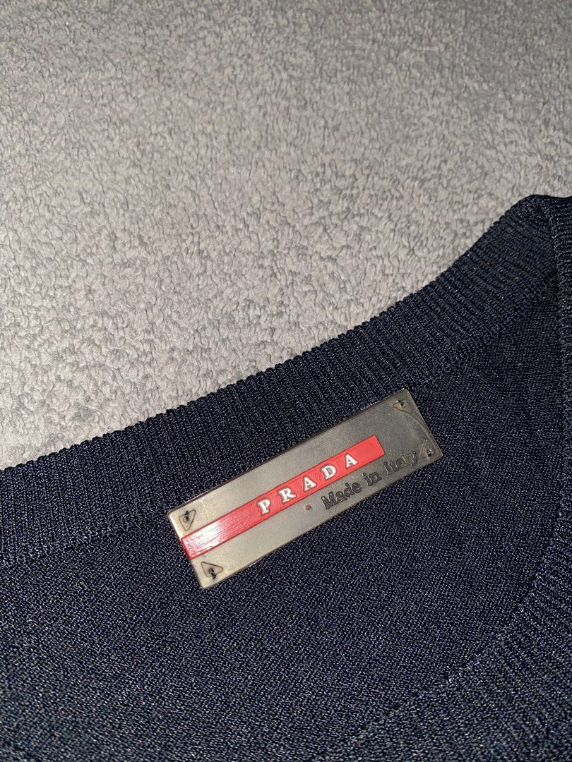 PRADA KNITTED TANK TOP (Category: Tshirts & Polo Shirts ) located in Caloocan City. Submitted by arcane_thrift (Listing ID 1468727148, Image 3). Description: .