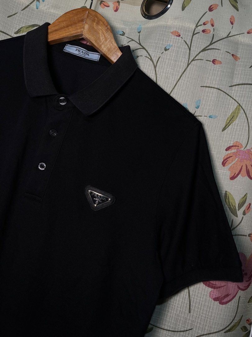 prada polo shirt (Category: Tshirts & Polo Shirts ) located in Bago City. Submitted by mary-joy3 (Listing ID 1469898562, Image 2). Description: prada polo shirt no issue complete tags size medium.