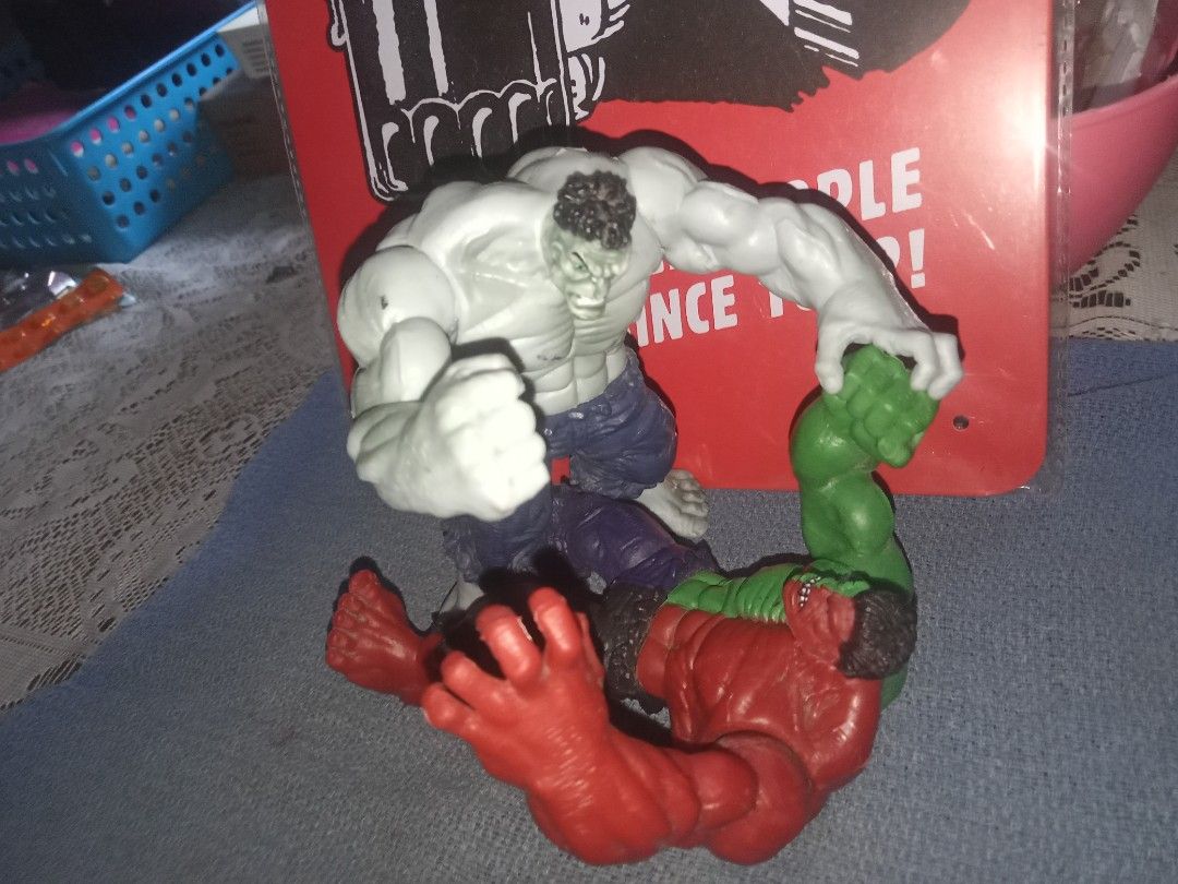 PRE OWNED TOYS FIGURES (Category: Action & Battle Toys) located in Quezon City. Submitted by mangchester (Listing ID 1469881477, Image 2). Description: PRE OWNED TOYS VG TO VG+ ALL FOR 600 ONLY INCLUDES 2 HULK UNMARKED FIGURES, VOLTES V, AUTHENTIC EAGLEMOSS NIGHT CRAWLER, FUNKO TOYS,JOLLIBEE TOYS, UNMARKED TNMT AND MORE GCASH PAYMAYA SHIPPING LBC JRS OR LALAMOVE.
