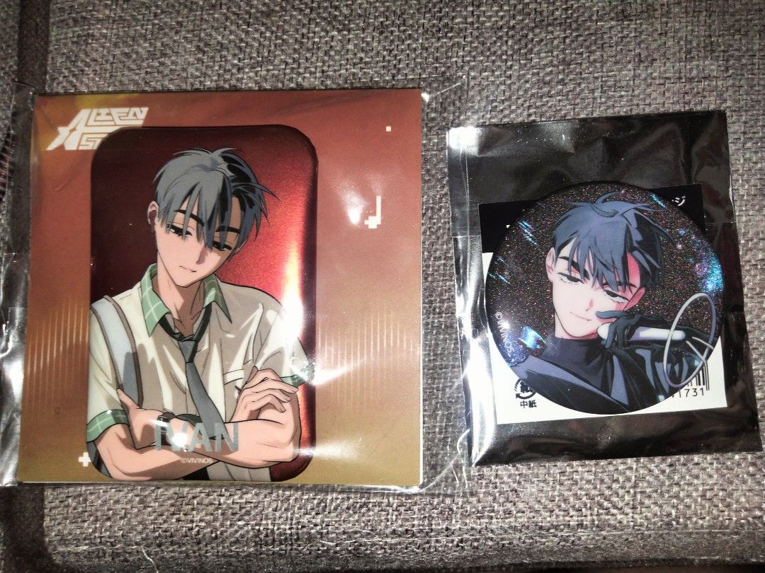 [Pre-Order] Alien Stage Ivan Badge/Pin (Category: Interactive Toys) located in Manila. Submitted by till4life (Listing ID 1469687908, Image 1). Description: ♡ Price: ₱500 Each (ISF Included) ┌─ 9 Info │ ● Official merchandise │ ● Pre-order item, please be patient while waiting for the item to arrive.. │ ● ETA: 20–30 days └────────────── ┌─ 9 Payment │ ● GCash │ ● PAYO / Deadline: 30 days └────────────── ┌─ 9 Delivery │ ● J&T Express │ ● SF: Shoul