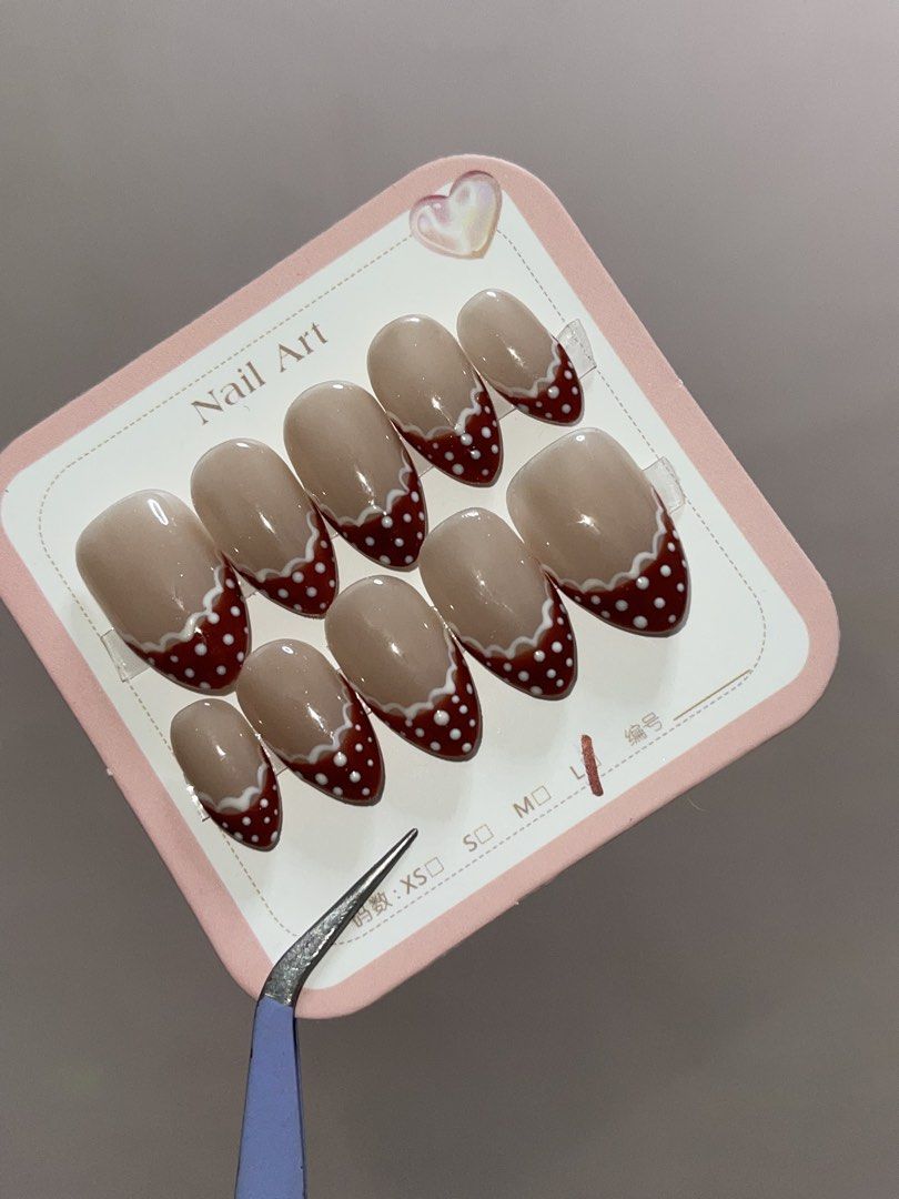 Press On nails (Category: Hands & Nails) located in Manila. Submitted by purebear_480278 (Listing ID 1469903953, Image 1). Description: ✨Looking for beautiful, handmade press-on nails? I’ve got you covered! 💅 Made-to-Order & Customized Press-On Nails 🍀Price range ₱150-₱350 only ! 📦 Bulk orders are welcome 📍 Available in Taguig & Tondo Every set is carefully crafted to match your style and make your nails look salon-perfect. ✅Inclusions •Nail 