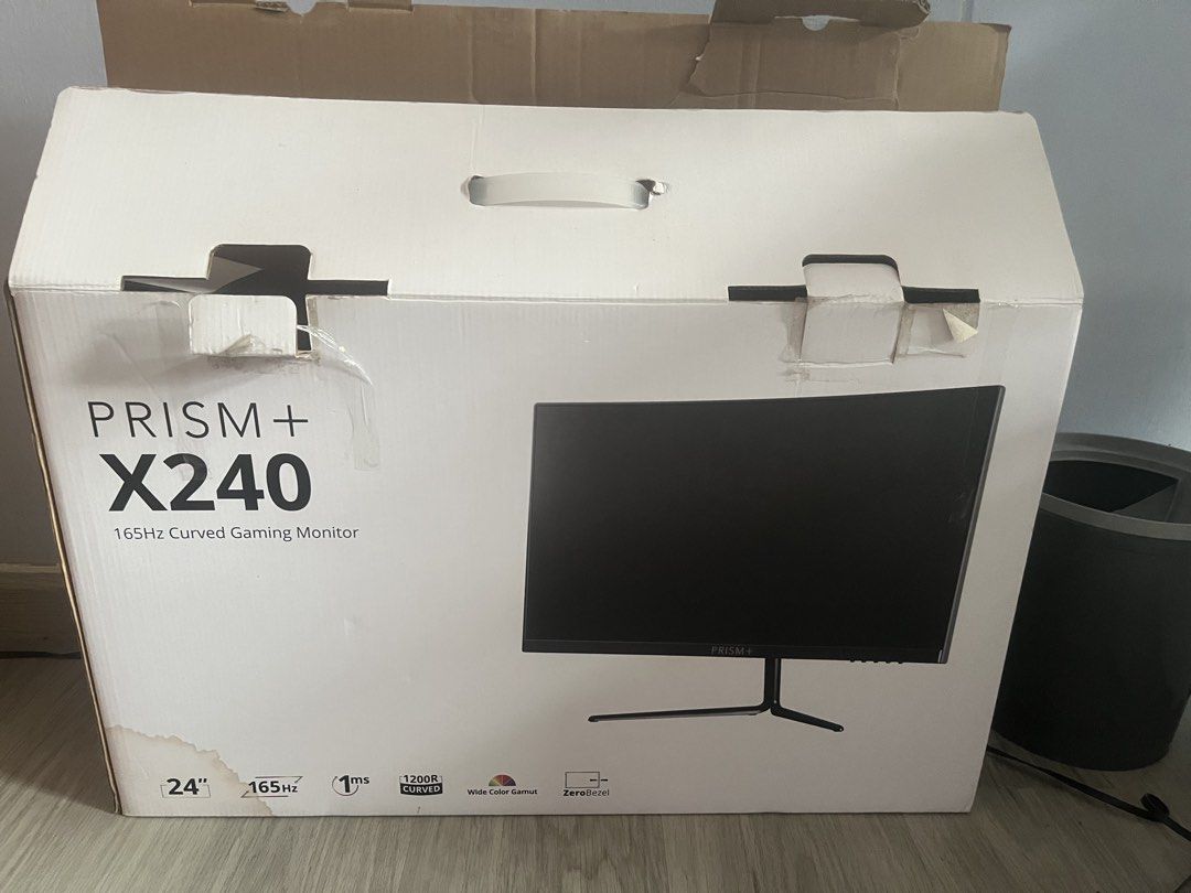 PRISM X240 24 inch 165Hz Gaming monitor, Computers & Tech, Parts ...