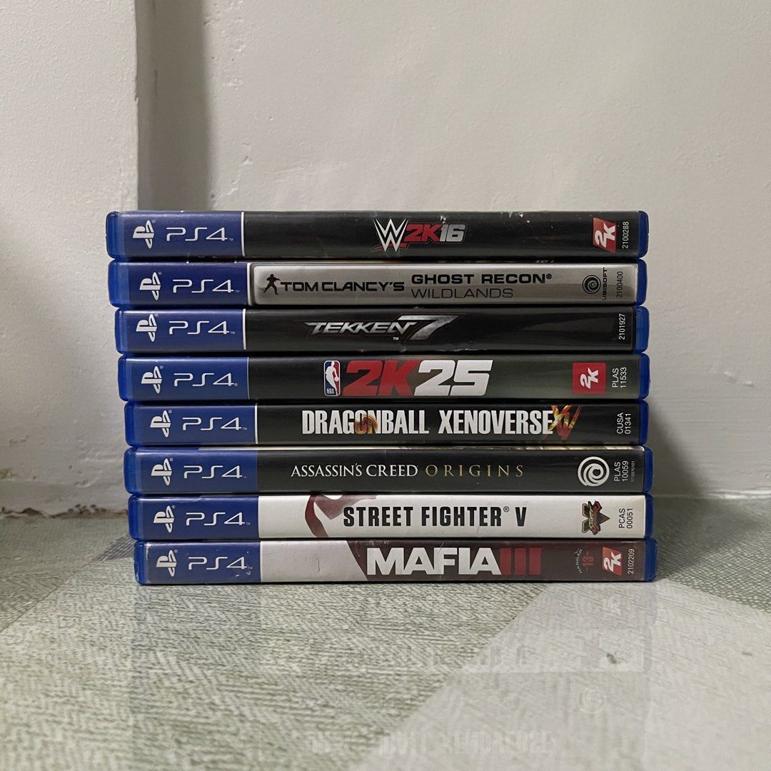 PS4 Video Games (Category: PlayStation) located in Pasig City. Submitted by sirendiva_ (Listing ID 1469862472, Image 1). Description: 800 pesos each, may discount if you get 2 or more video games sold: - nba 2k25.