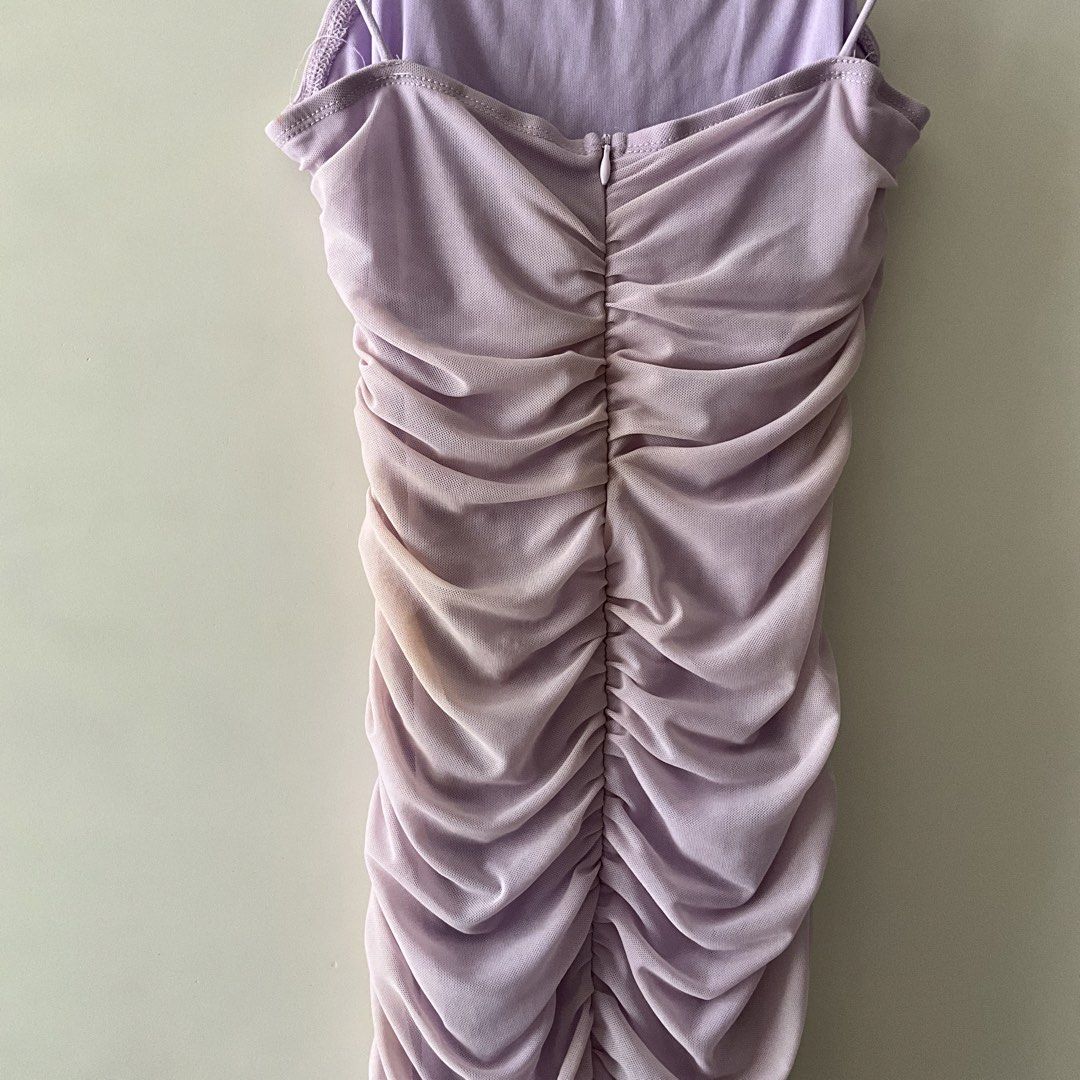 purple lilac midi dress (Category: Dresses) located in Paranaque City. Submitted by ursaturdayfaves (Listing ID 1469805630, Image 3). Description: With stains (idk how to remove).