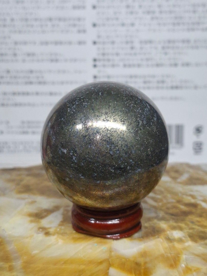 Pyrite sphere (Category: Precious Stones) located in Cavite. Submitted by eunha.fnds (Listing ID 1469889394, Image 2). Description: NO COD j&t / lalamove bundle available .