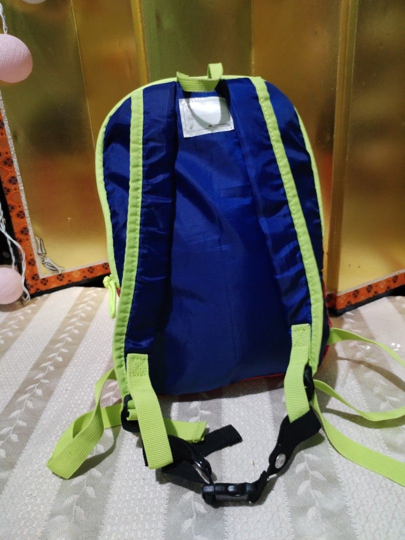 Quechua Arpenaz Kid Backpack Blue Pink Green (Category: Backpacks) located in La Trinidad. Submitted by malditas (Listing ID 1469919811, Image 3). Description: - Brand: Quechua Arpenaz - Color: Vibrant blue, pink, and bright green (easy to spot outdoors!) - Access: Wrap-around side zipper for wide and easy opening - Comfort: Adjustable shoulder straps with a secure chest buckle - Storage: Clean interior with a main compartment and inner pocket - 