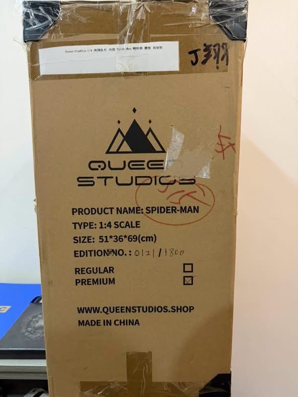 Queen Studios Spider-Man 1:4 Scale Civil War Statue (Category: Figurines & Statues) located in Paranaque City. Submitted by twirlyjay (Listing ID 1469773218, Image 1). Description: 🔥FOR SALE🔥 Item: Queen Studios Spider Man Deluxe Edition with Tom Holland Headsculpt Limited: 0121/1800 Condition: BIB complete accessories Issue: None Price: ₱34,995 📍Pasay/Parañaque 💰Gcash/BDO 🚀LBC/Lalamove ⚡️Cross-posted.