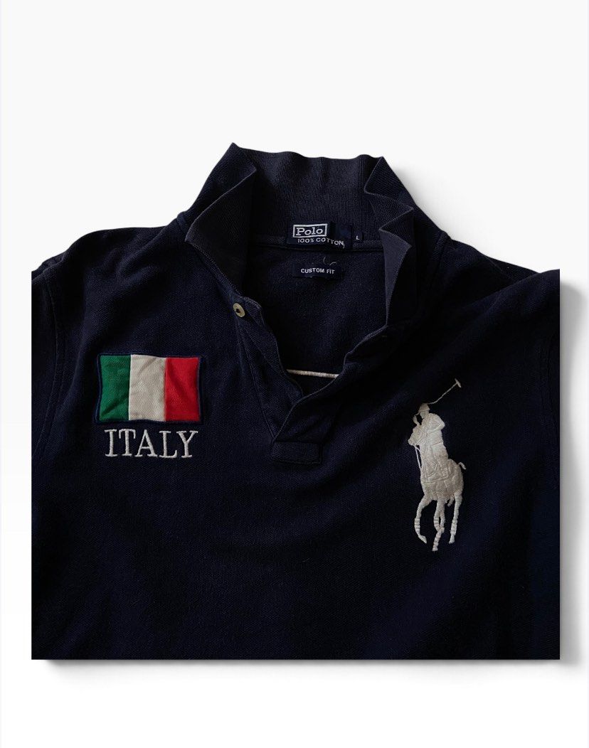 RALPH LAUREN CHIEF KEEF (Category: Tshirts & Polo Shirts ) located in Manila. Submitted by cokecain (Listing ID 1469788185, Image 3). Description: SIZE LARGE CR- 8/10 MISSING 1 BUTTONS.