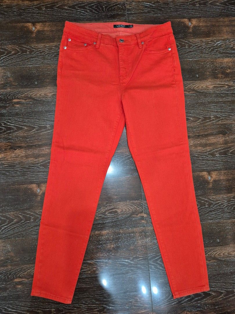 Ralph Lauren Jeans (Category: Jeans) located in Santa Cruz. Submitted by deenem (Listing ID 1469767088, Image 2). Description: Like New😍👌 No flaws👌 Size 10 on Tag (Measurements laid flat in inches) Waist: 16-18 Lenght: 37 Midwaist Strerchable.